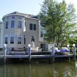 Rear Elevation view from waterway.